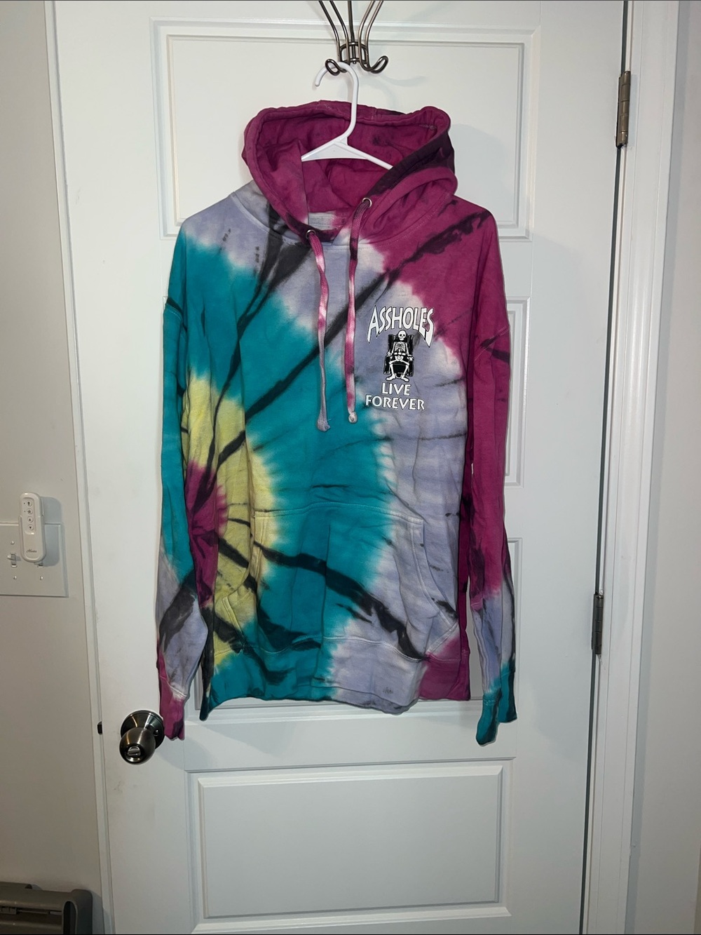 Tie-Dye Hooded Sweatshirt - Multicolor